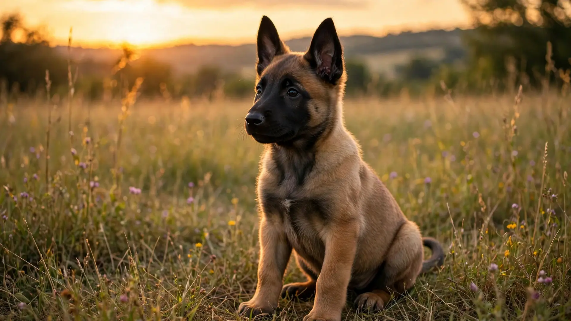 Buddy and the Sunset Field
